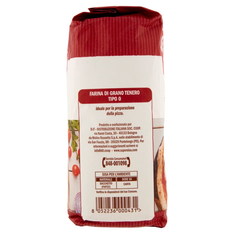 Sisa Farina di Grano Tenero Tipo 0 ideale per Pizza 1 kg
