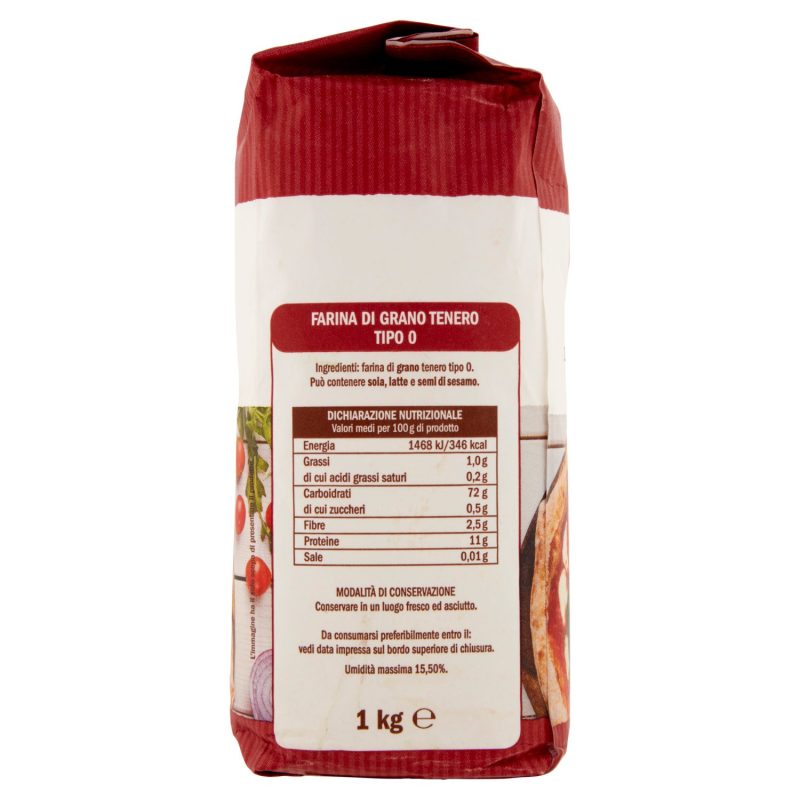 Sisa Farina di Grano Tenero Tipo 0 ideale per Pizza 1 kg