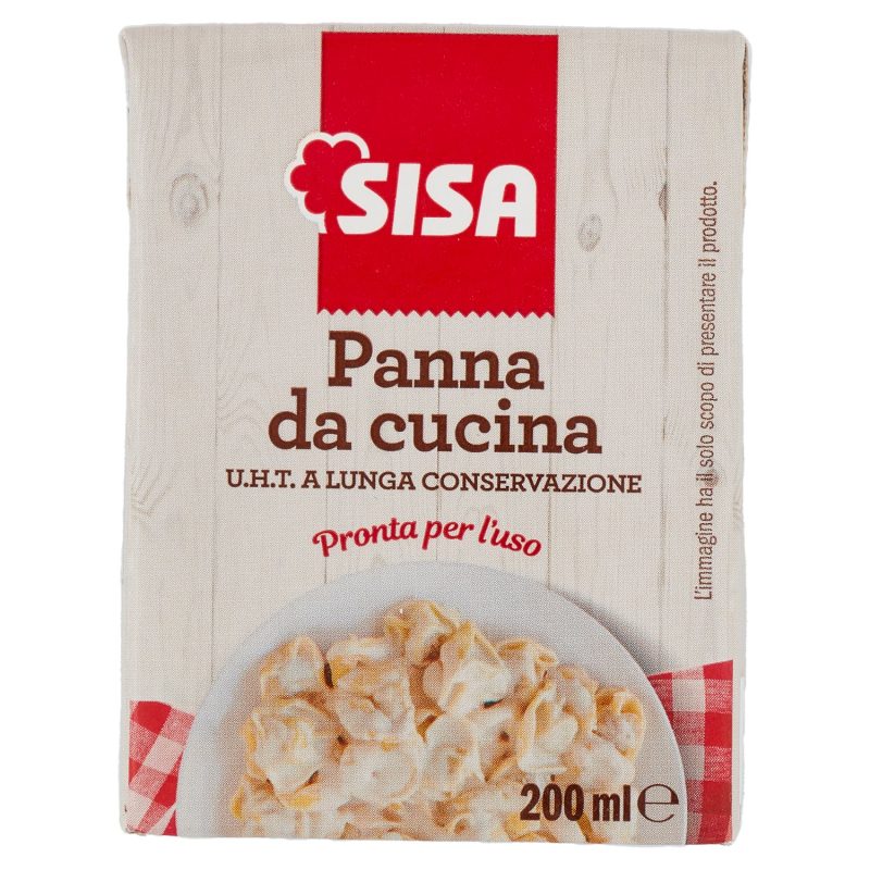 Sisa Panna da cucina U.H.T. a Lunga Conservazione 200 ml