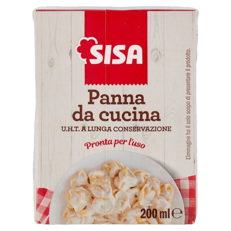 Sisa Panna da cucina U.H.T. a Lunga Conservazione 200 ml