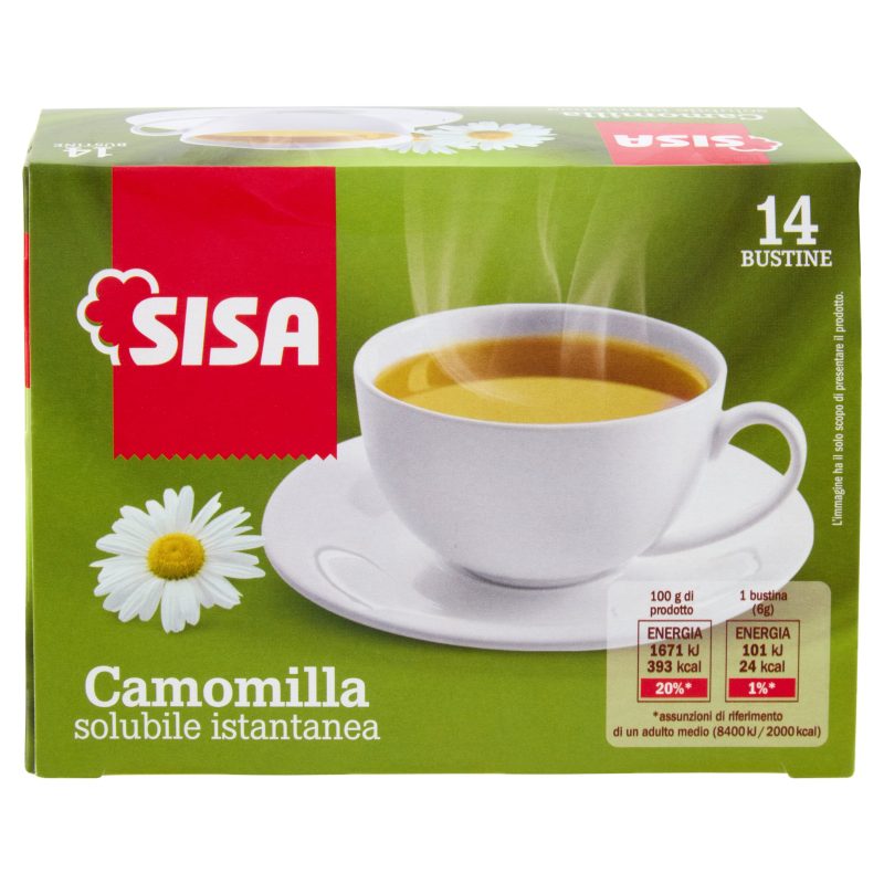 Sisa Camomilla solubile istantanea 14 bustine 84 g