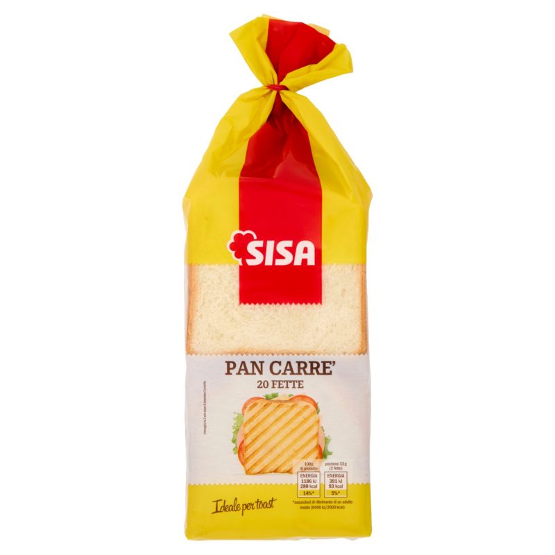 Sisa Pan Carrè 20 Fette 330 g