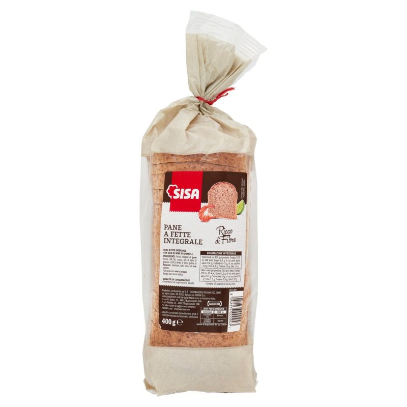 Sisa Pane a Fette Integrale 400 g
