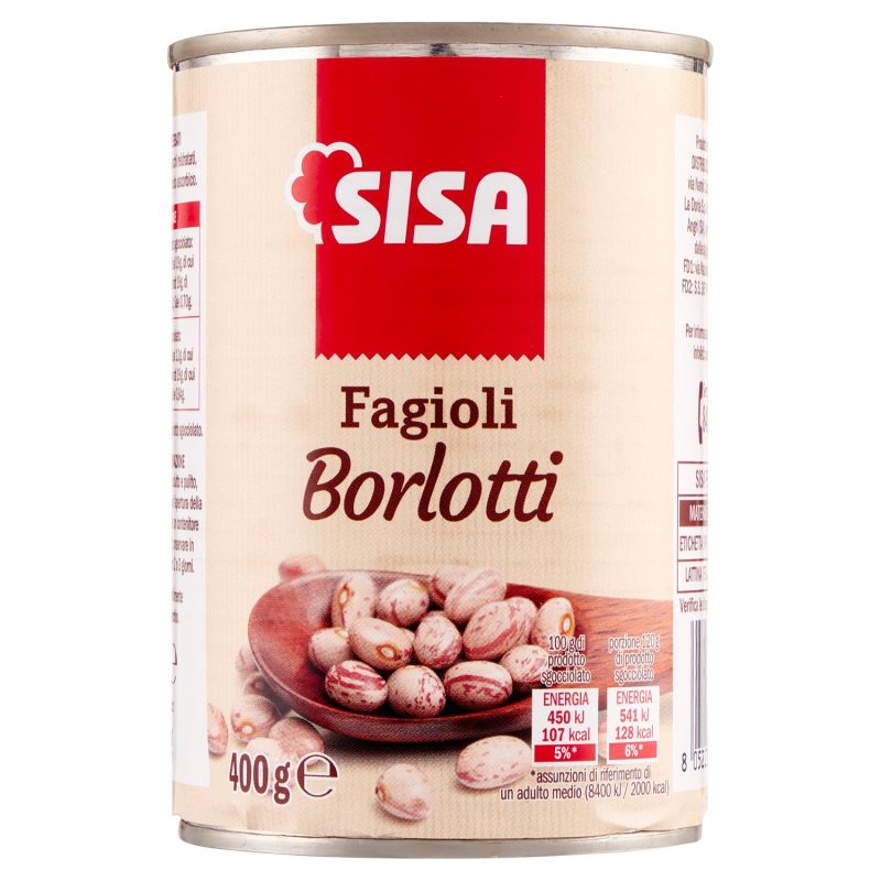 Sisa Fagioli Borlotti 400 g