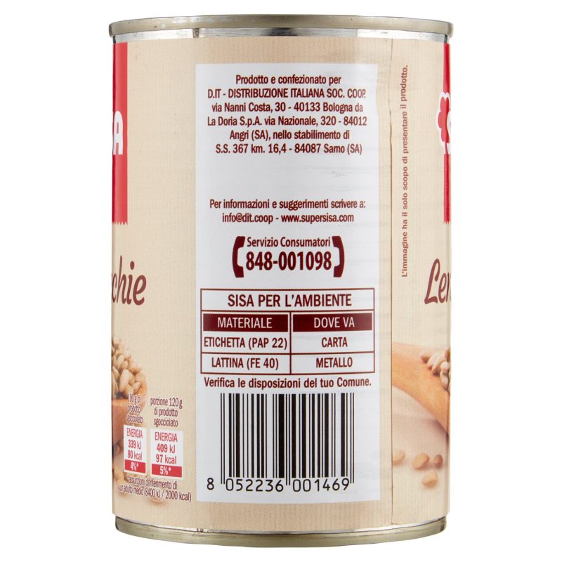 Sisa Lenticchie 400 g