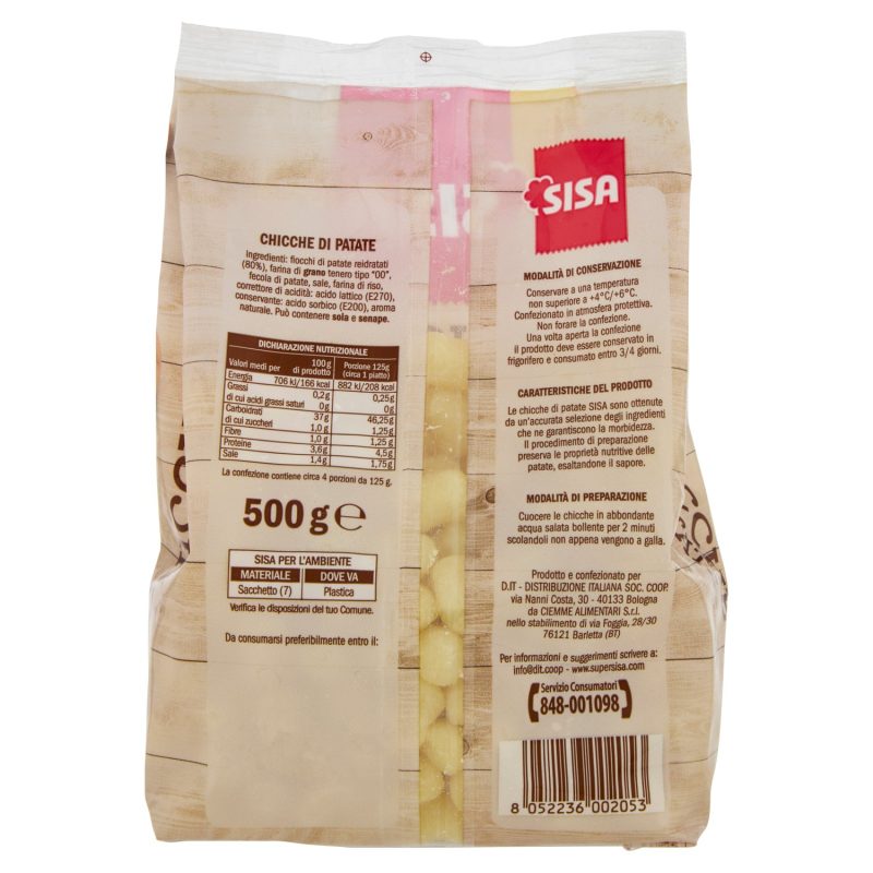 Sisa Chicche di Patate 500 g