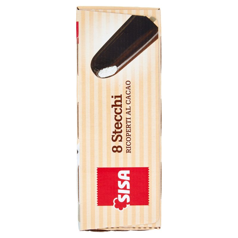 Sisa Stecchi Ricoperti al Cacao 8 x 50 g
