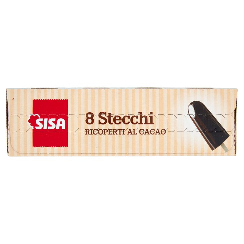 Sisa Stecchi Ricoperti al Cacao 8 x 50 g