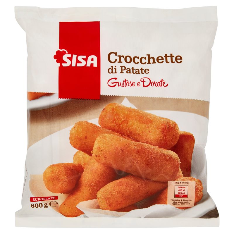 Sisa Crocchette di Patate Surgelate 600 g