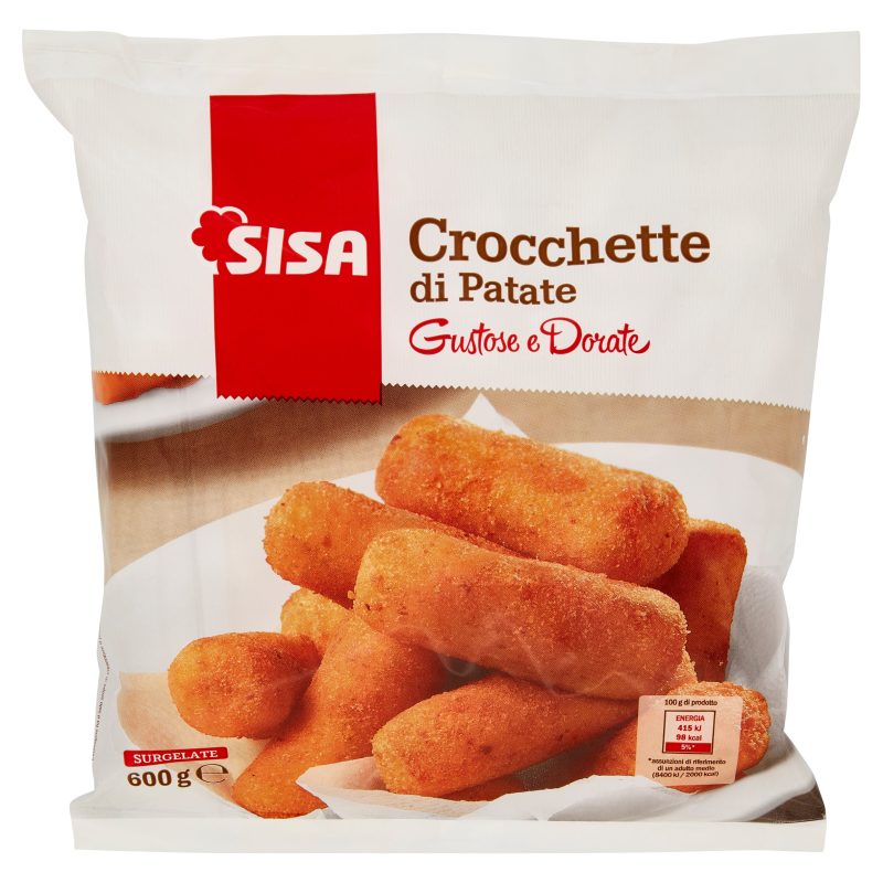 Sisa Crocchette di Patate Surgelate 600 g