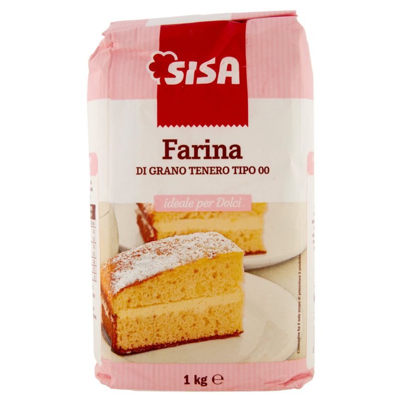 Sisa Farina di Grano Tenero Tipo 00 ideale per Dolci 1 kg