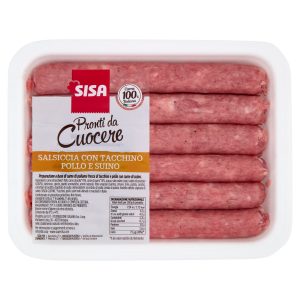 Sisa Salsiccia con Tacchino Pollo e Suino 430 g