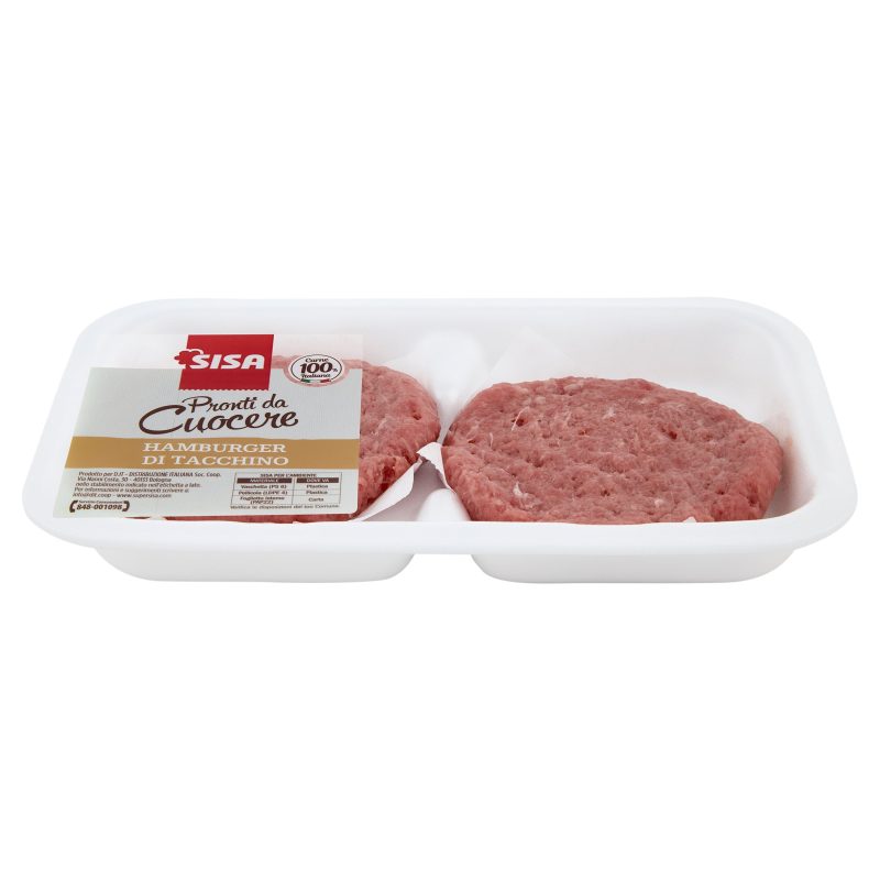 Sisa Hamburger di Tacchino 200 g