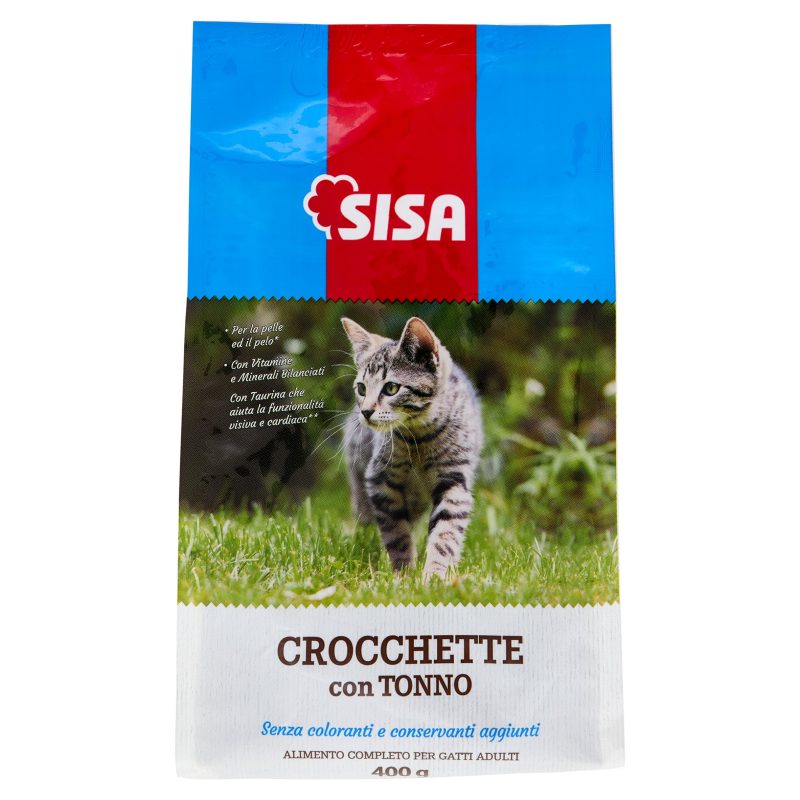 Sisa Crocchette Gatto con Tonno 400 g