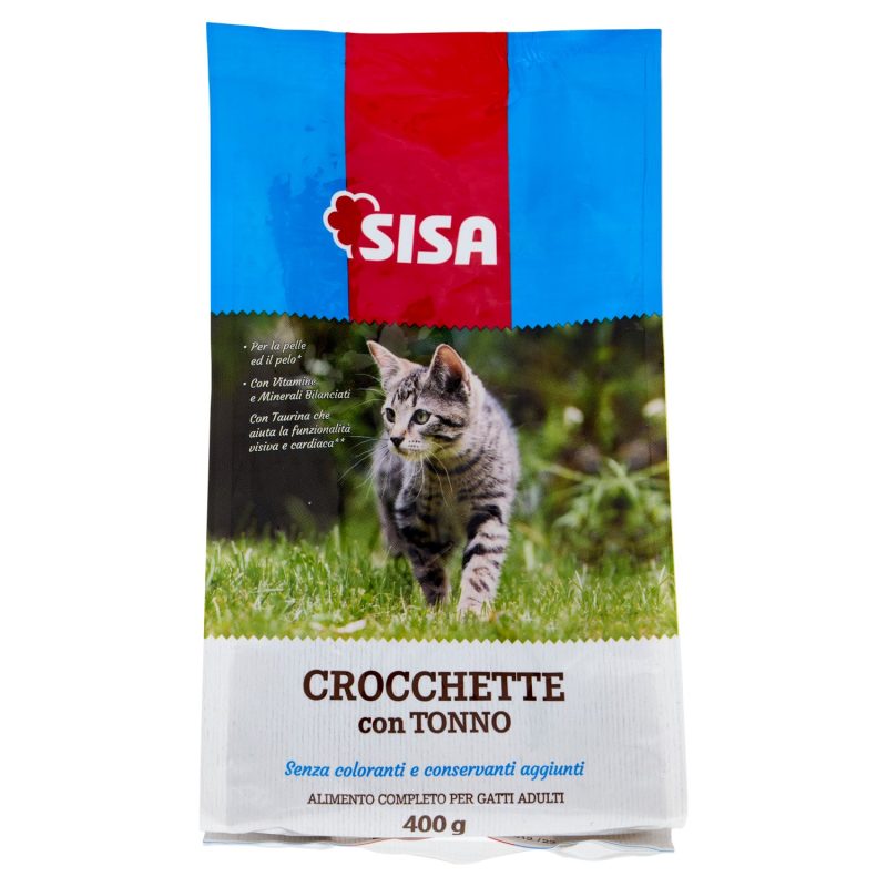 Sisa Crocchette Gatto con Tonno 400 g