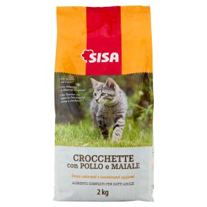 Sisa Crocchette Gatto con Pollo e Maiale 2 kg