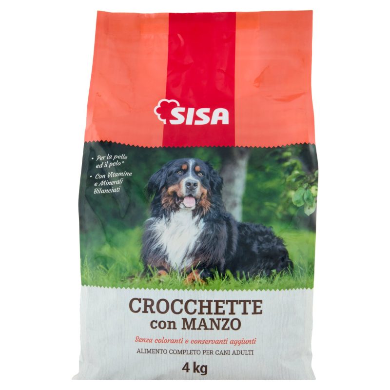 Sisa Crocchette Cane con Manzo 4 kg
