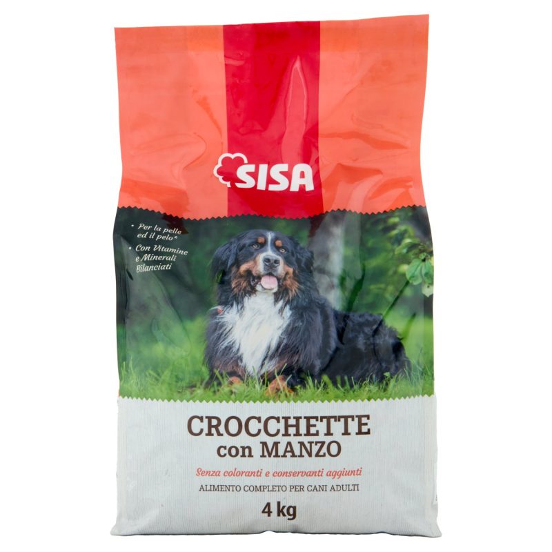 Sisa Crocchette Cane con Manzo 4 kg