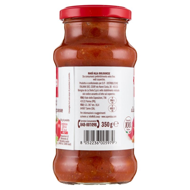 Sisa Ragù alla bolognese 350 g