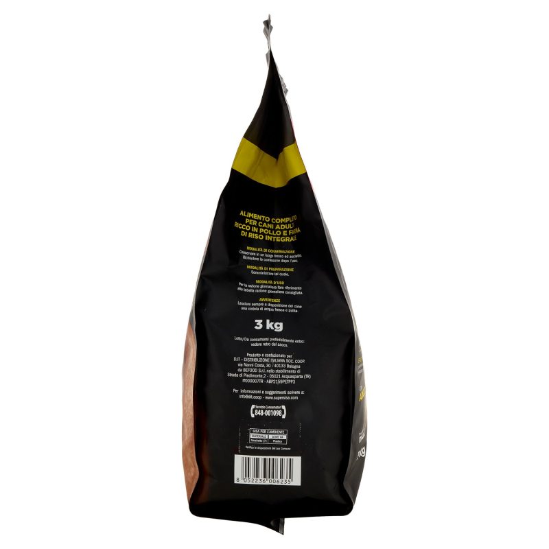Sisa Exclusive Crocchette Cane Ricche in Pollo e Farina di Riso Integrale 3 kg