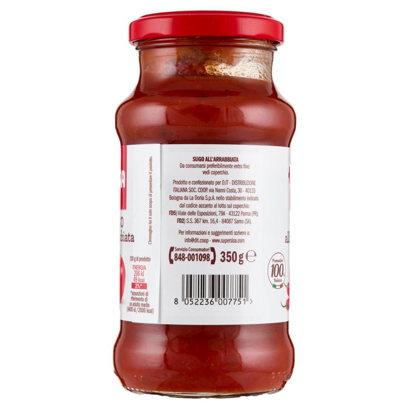Sisa Sugo all'arrabbiata 350 g