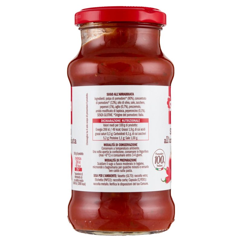 Sisa Sugo all'arrabbiata 350 g