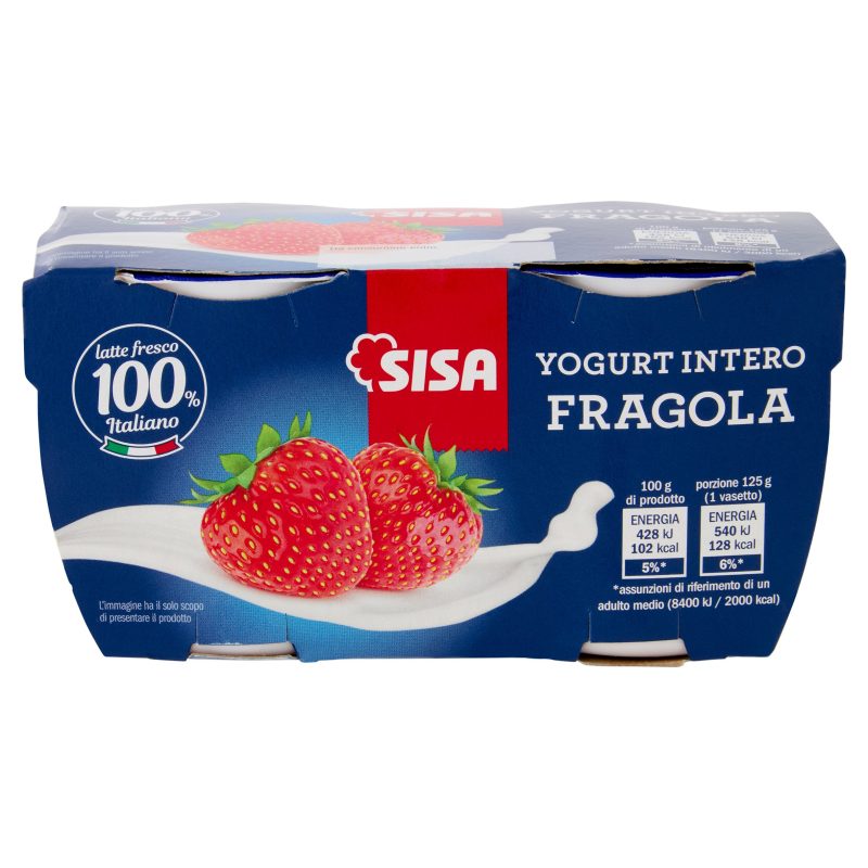 Sisa Yogurt Intero Fragola 2 x 125 g