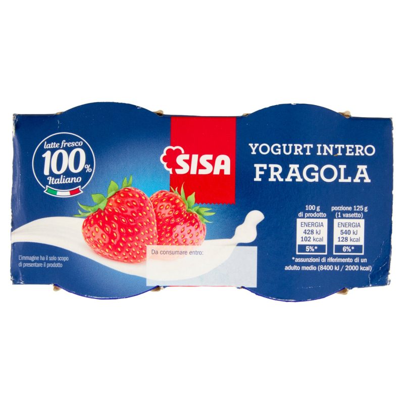 Sisa Yogurt Intero Fragola 2 x 125 g