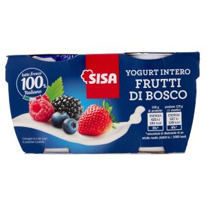 Sisa Yogurt Intero Frutti di Bosco 2 x 125 g