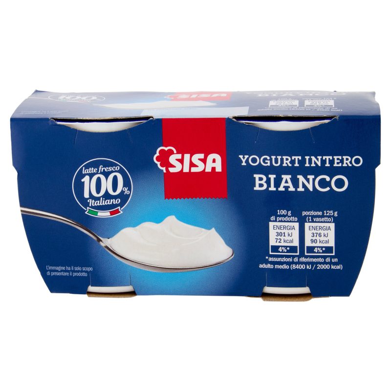 Sisa Yogurt Intero Bianco 2 x 125 g