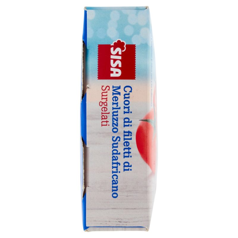 Sisa Cuori di filetti di Merluzzo Sudafricano Surgelati 400 g