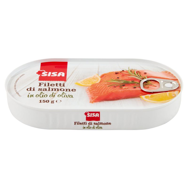 Sisa Filetti di salmone in olio di oliva 150 g