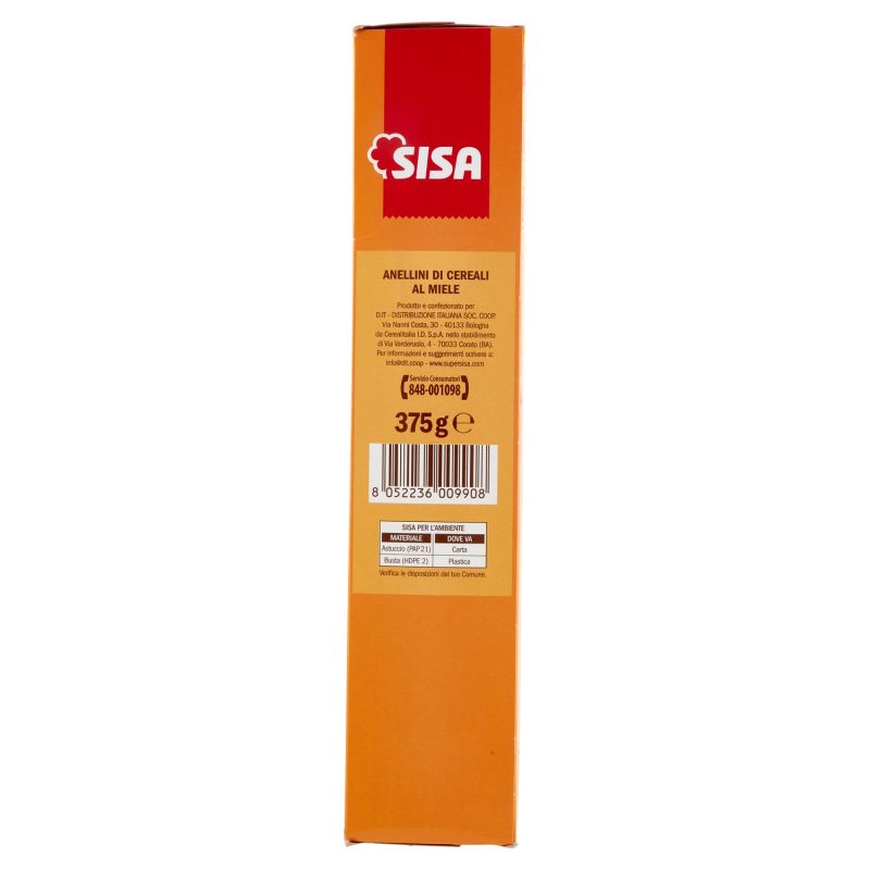 Sisa Anellini al miele 375 g