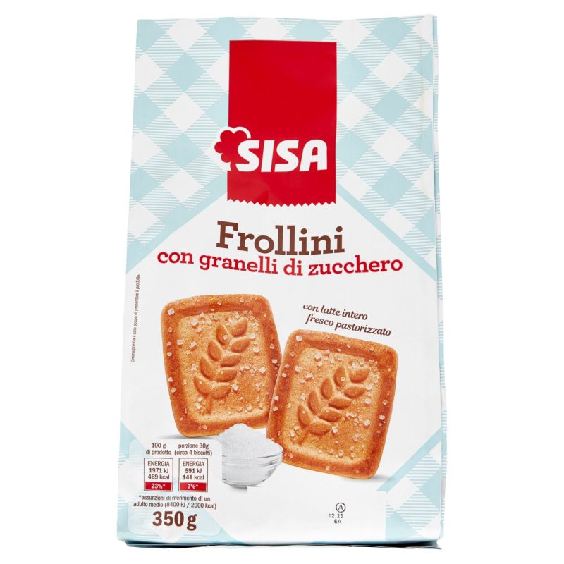 Sisa Frollini con granelli di zucchero 350 g