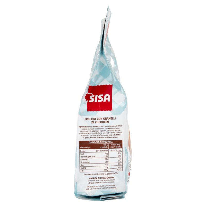 Sisa Frollini con granelli di zucchero 350 g