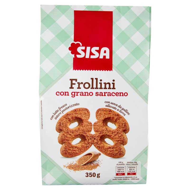 Sisa Frollini con grano saraceno 350 g