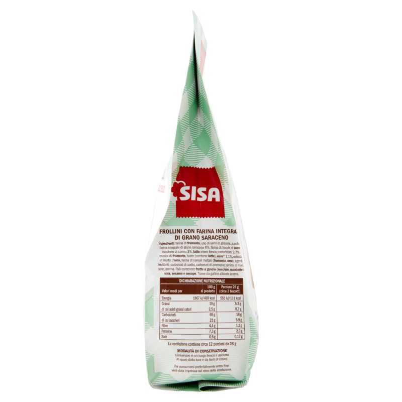 Sisa Frollini con grano saraceno 350 g