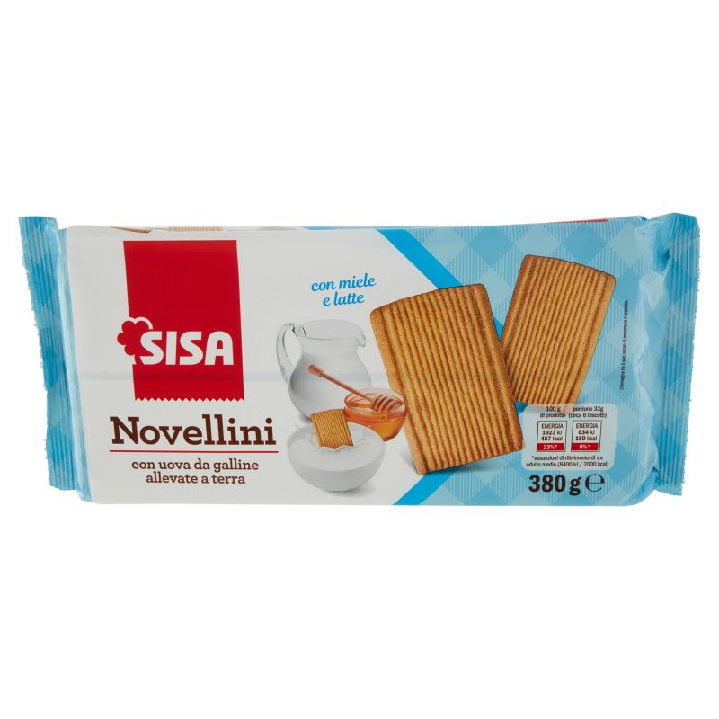 Sisa Novellini con miele e latte 380 g