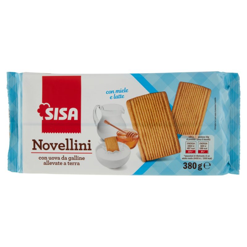 Sisa Novellini con miele e latte 380 g