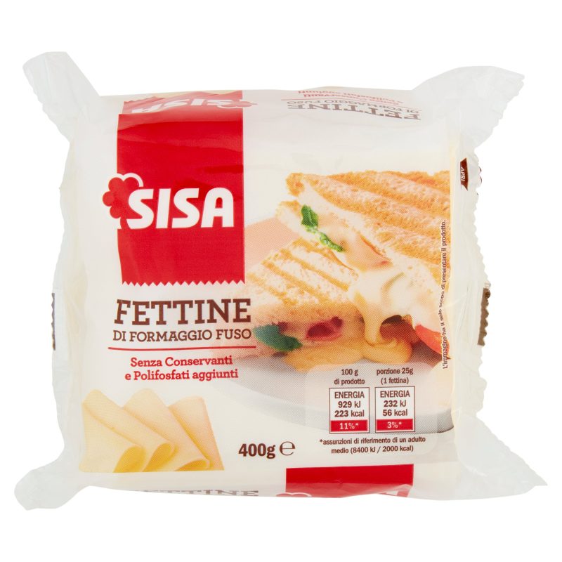 Sisa Fettine di Formaggio Fuso 400 g