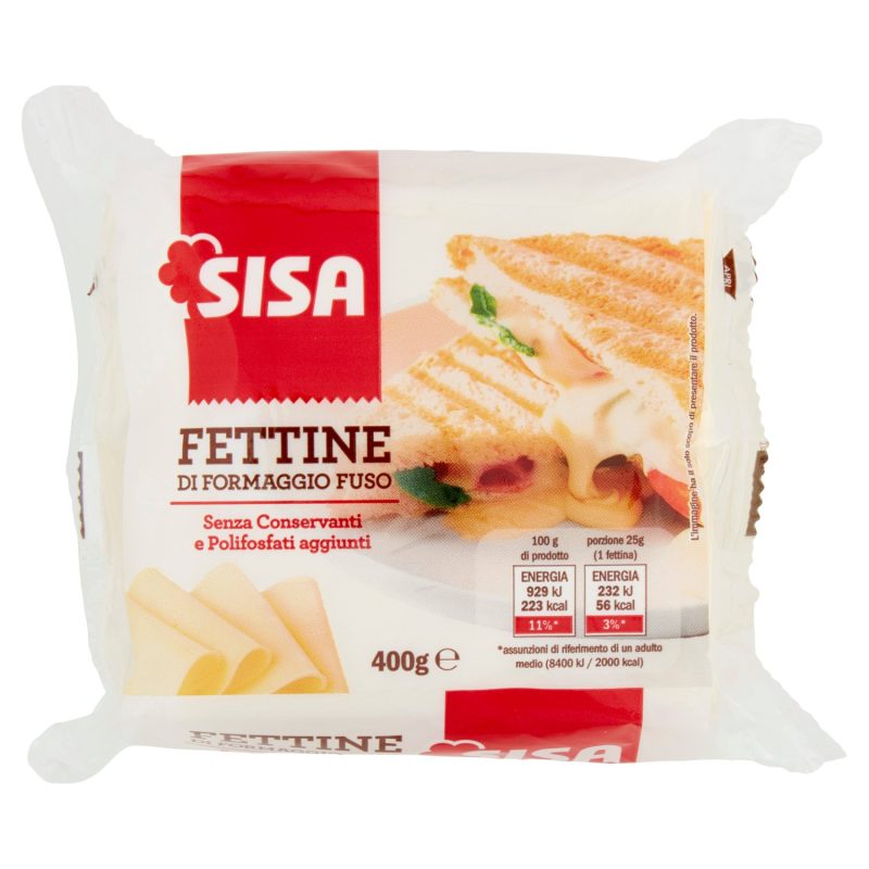 Sisa Fettine di Formaggio Fuso 400 g