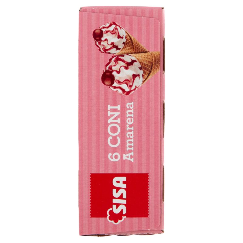 Sisa Cono Amarena 6 x 75 g