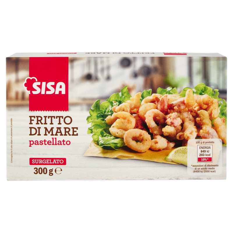 Sisa Fritto di Mare pastellato Surgelato 300 g
