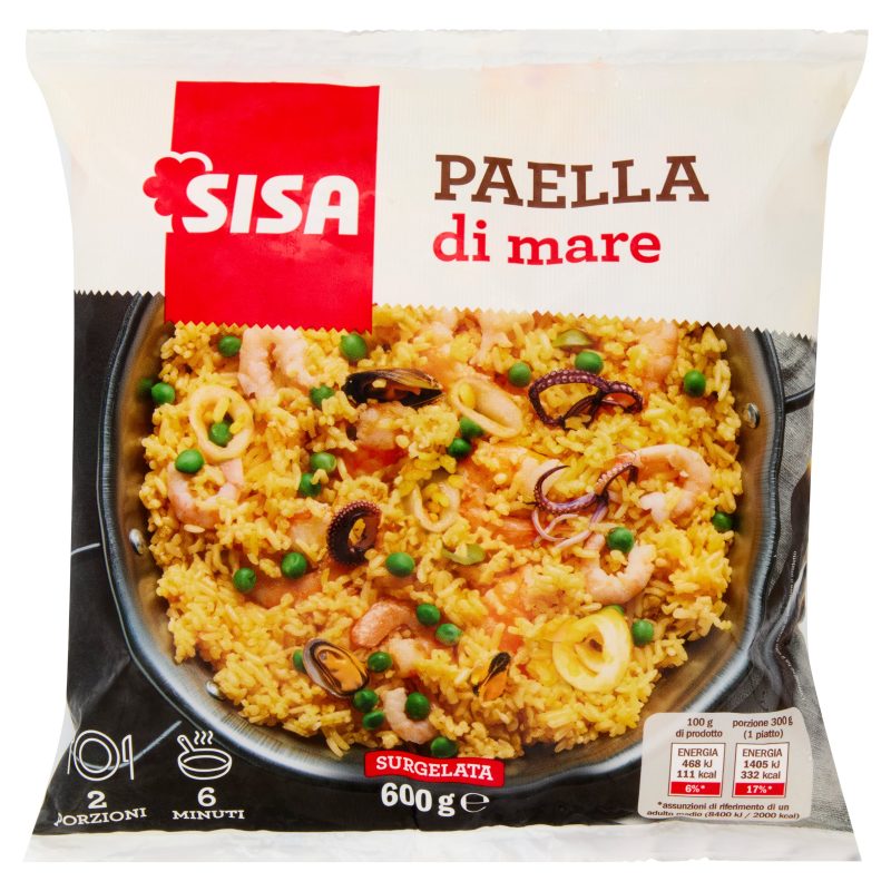 Sisa Paella di mare Surgelata 600 g