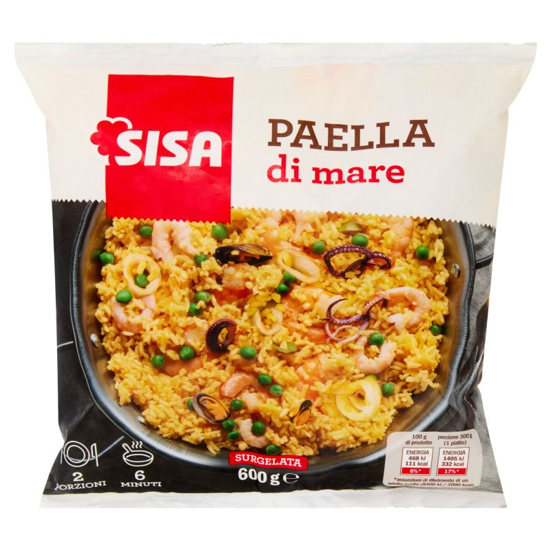 Sisa Paella di mare Surgelata 600 g