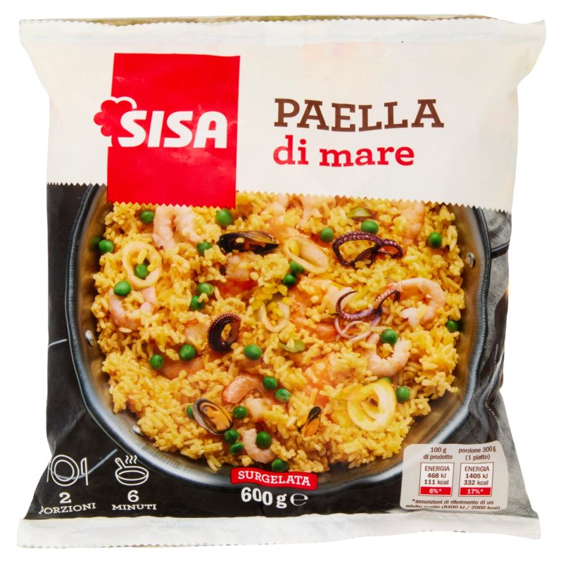 Sisa Paella di mare Surgelata 600 g