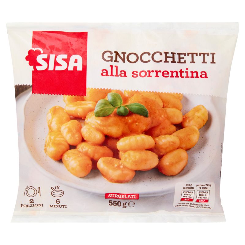 Sisa Gnocchetti alla sorrentina Surgelati 550 g