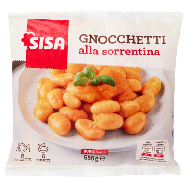 Sisa Gnocchetti alla sorrentina Surgelati 550 g