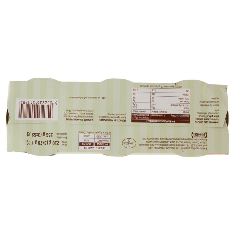 Sisa Tonno all'olio di Oliva 3 x 70 g