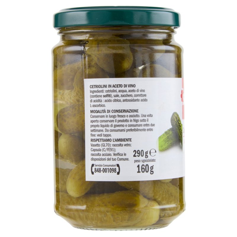Sisa Cetriolini Sottaceto 290 g